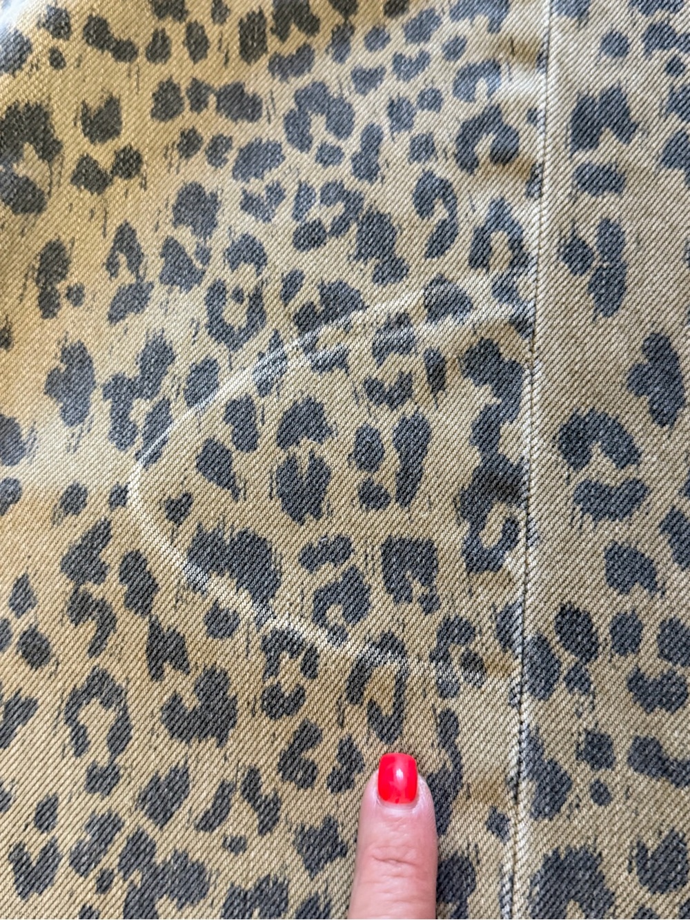 Citizens of Humanity Miro Relaxed Barrel Jeans Sepia Cheetah Leopard Print 26 - Picture 2 of 11